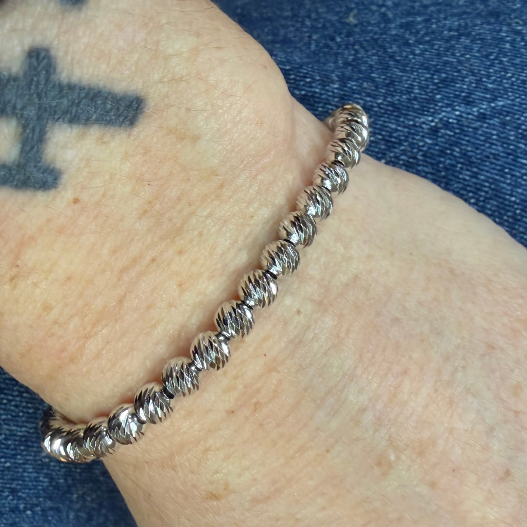 BRACCIALE SFERE SFACCETATE