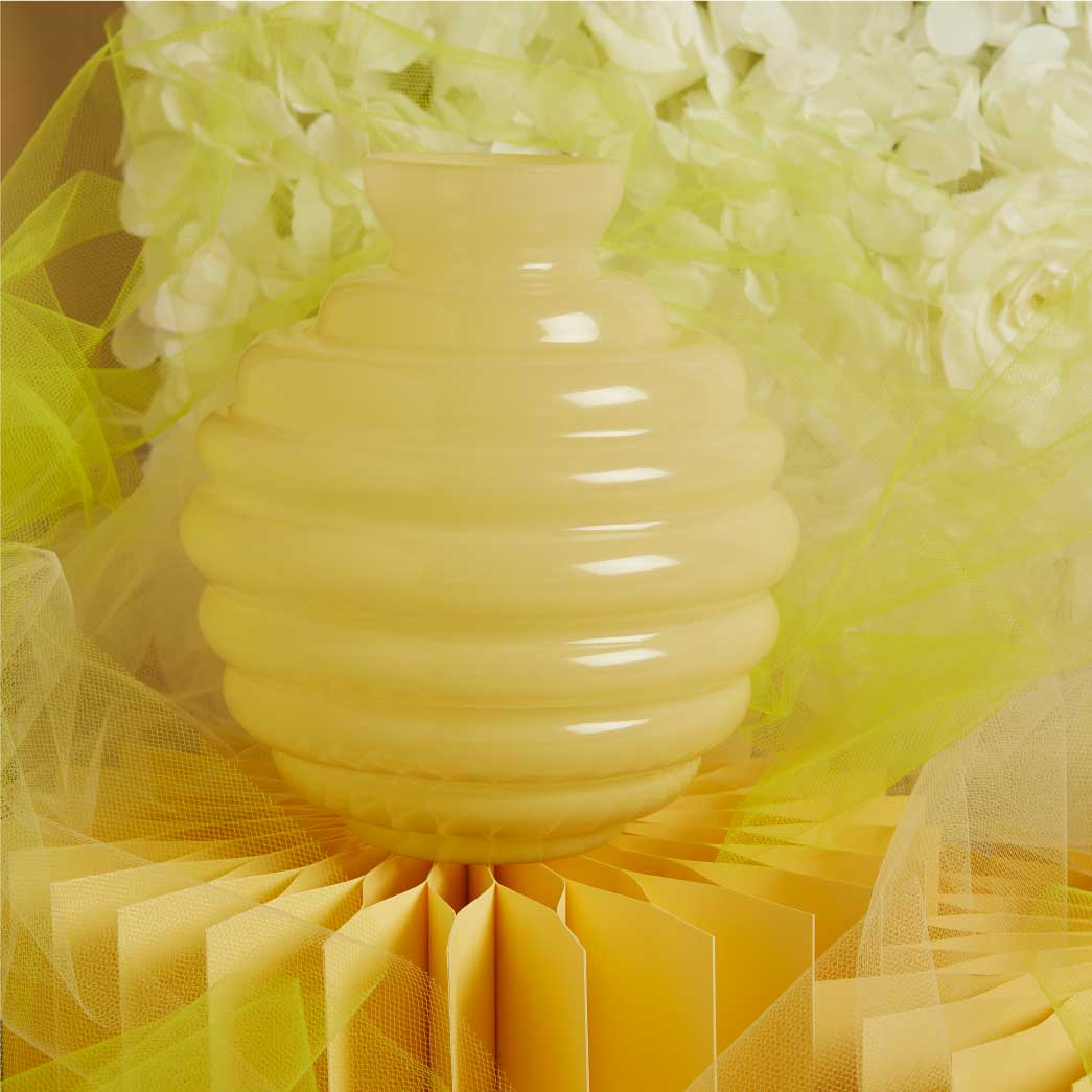 VASO GRANDE GIALLO
