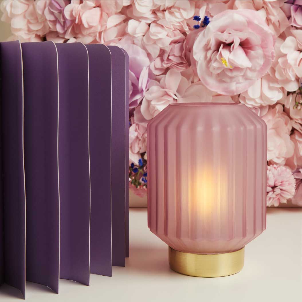 LAMPADA PICCOLA ROSA