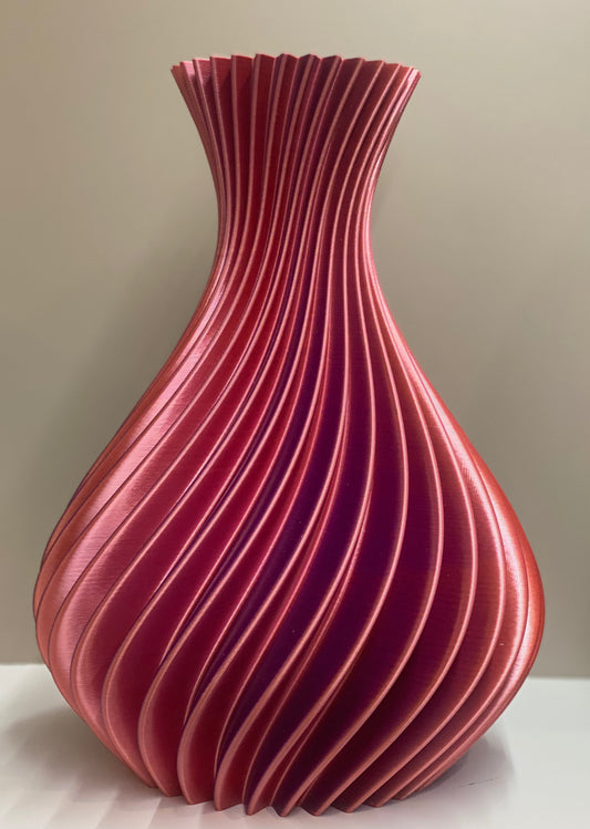 VASO SPIRALE VIOLA/ROSA GRANDE
