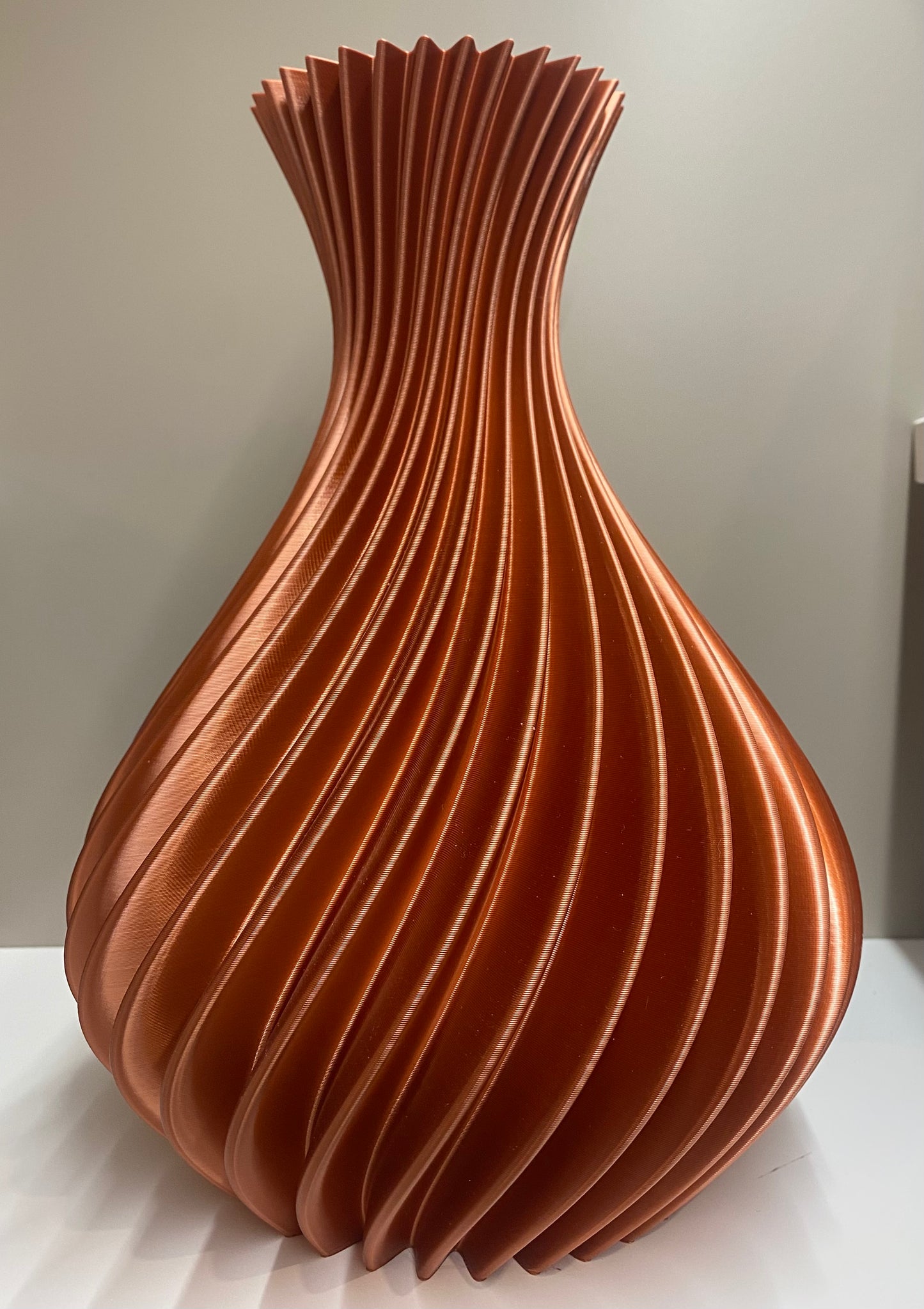 VASO SPIRALE BRONZO