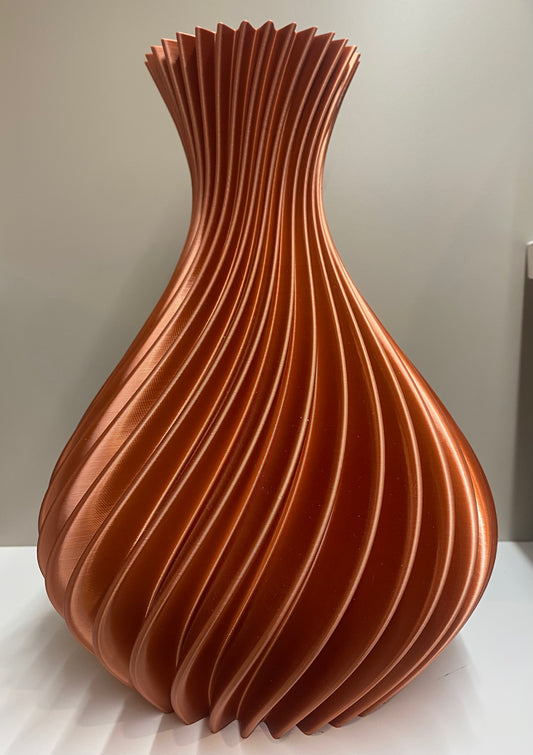 VASO SPIRALE BRONZO