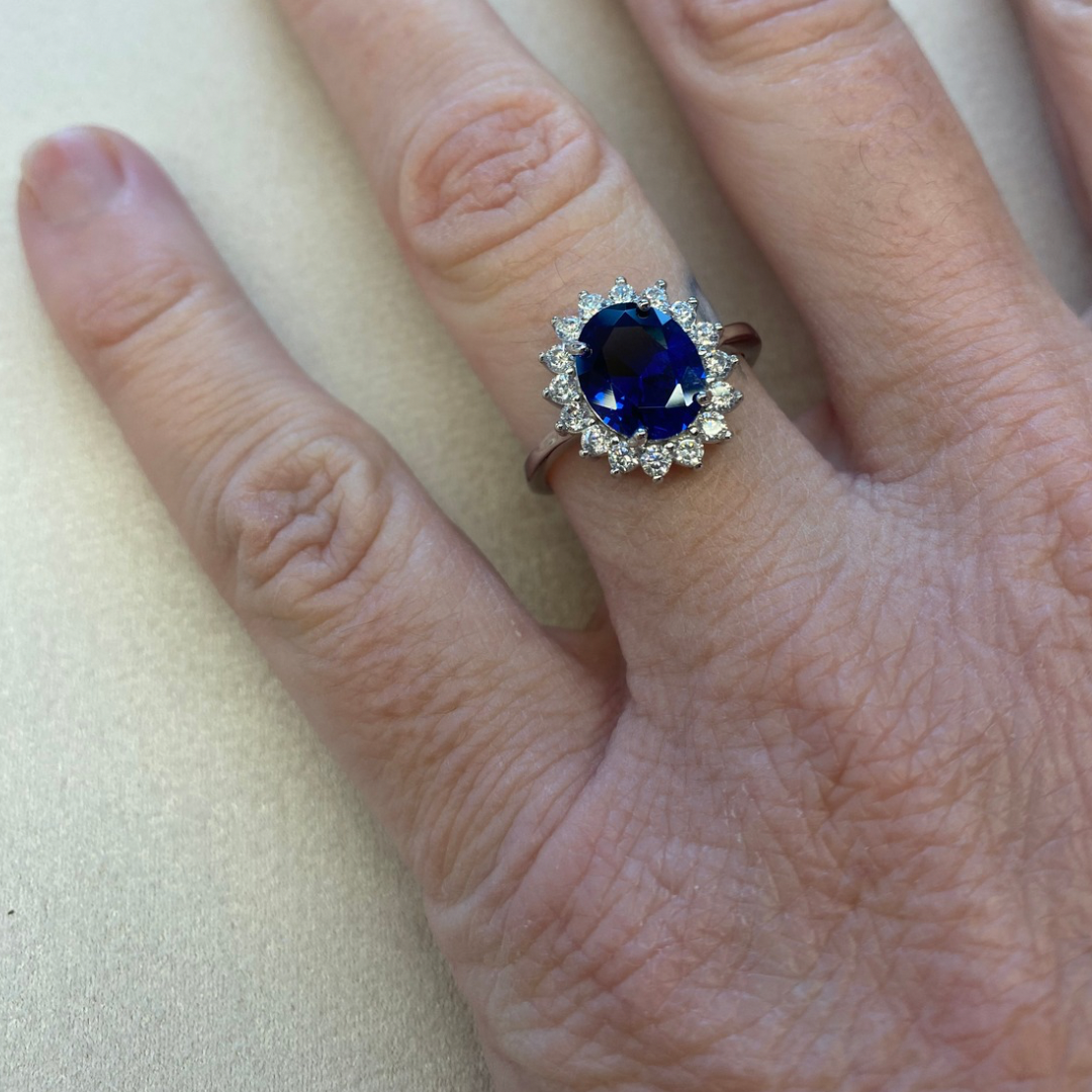 ANELLO KATE BLU G