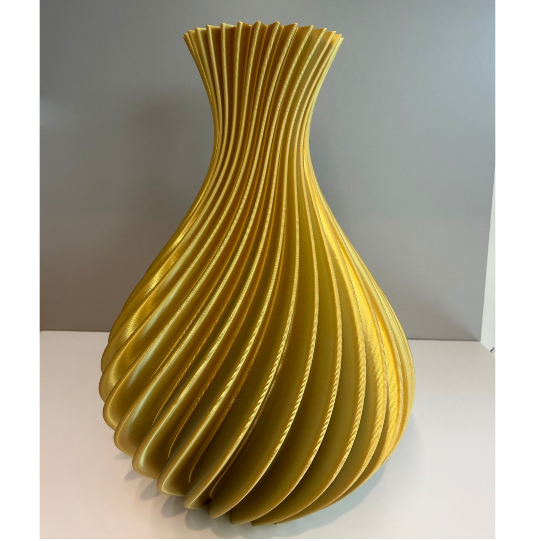 VASO SPIRALE ORO GRANDE