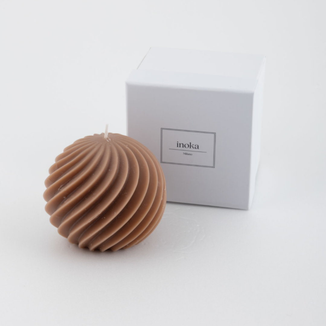 CANDELA GRANDE SFERA BEIGE