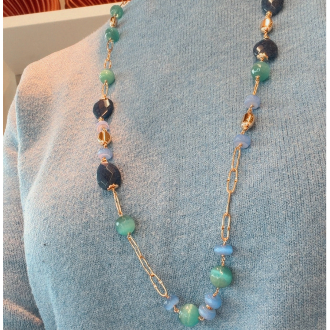 COLLANA OTTONE DORATO