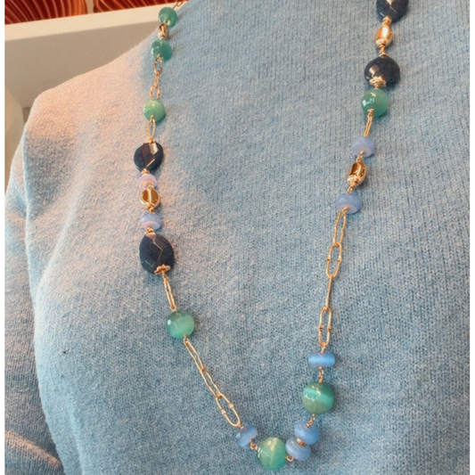COLLANA OTTONE DORATO