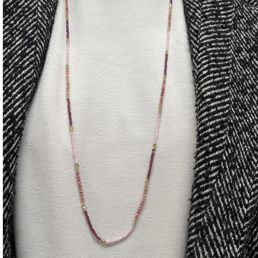 COLLANA LUNGA PIETRINE