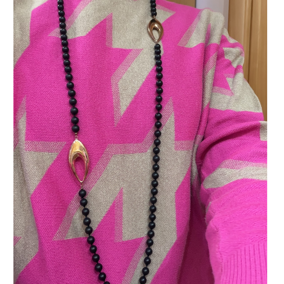 COLLANA LUNGA ARGENTO