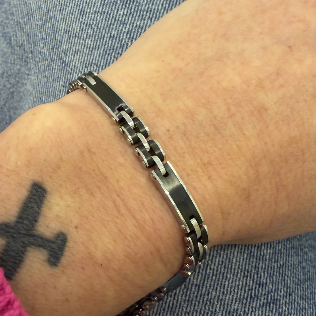 BRACCIALE UOMO ACCIAIO NNB