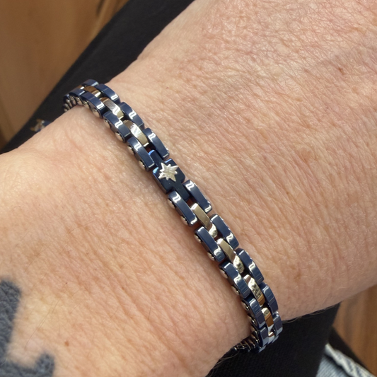 BRACCIALE UOMO BLU C