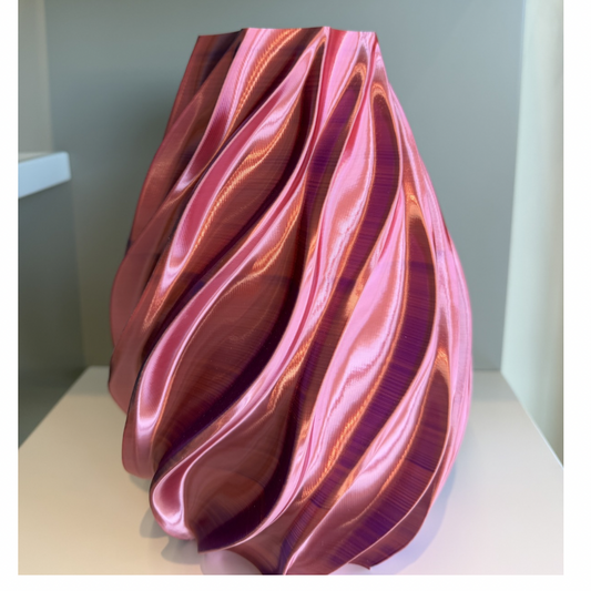 VASO ONDE VIOLA ROSA G
