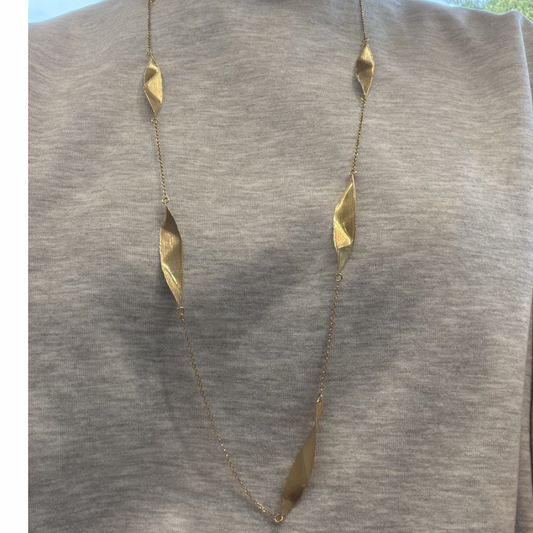 COLLANA LUNGA DORATA