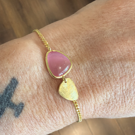 BRACCIALE PIETRA ROSA