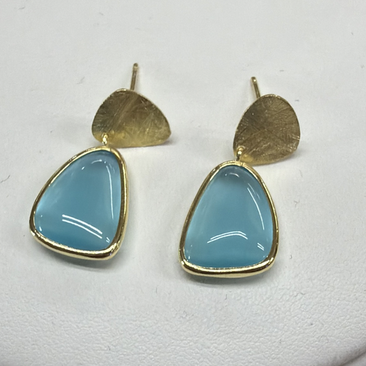 ORECCHINI PIETRA AZZURRA