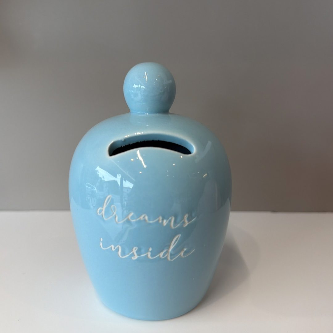 SALVADANAIO AZZURRO