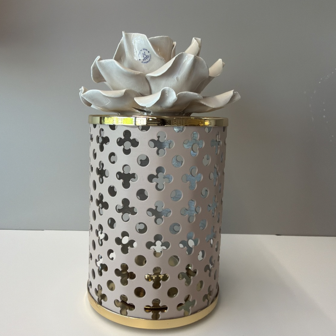 LANTERNA DUBAI FIORE CREMA