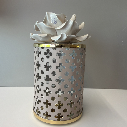 LANTERNA DUBAI FIORE CREMA