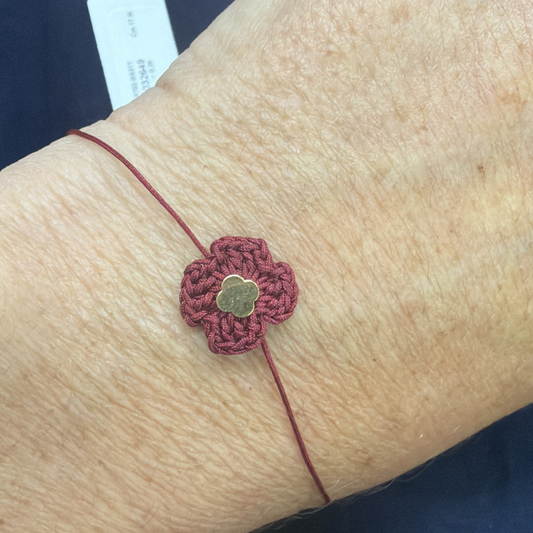 BRACCIALE CROCHET FIORE
