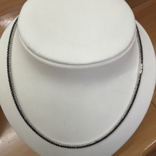 COLLANA TENNIS NERO