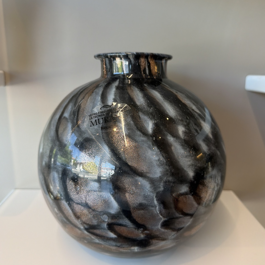 VASO NERO MURANO