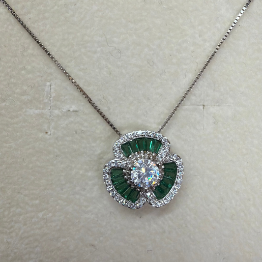 COLLANA FIORE VERDE