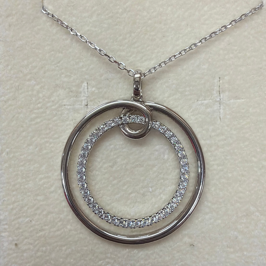 COLLANA DOPPIO CERCHIO