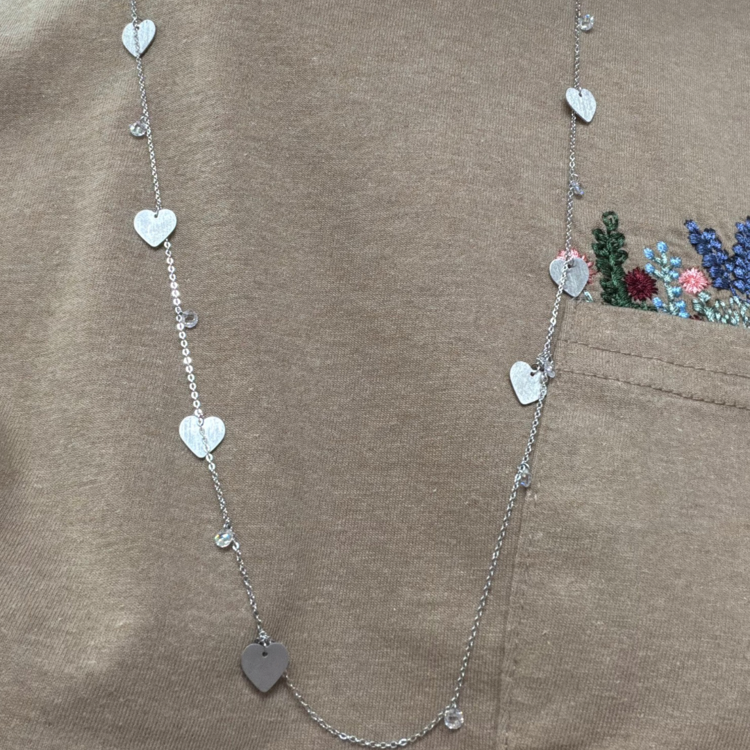 COLLANA LUNGA CUORI