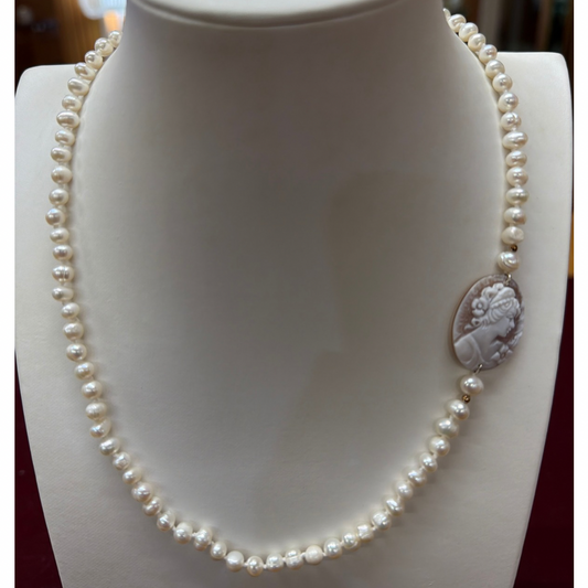 COLLANA CON CAMEO