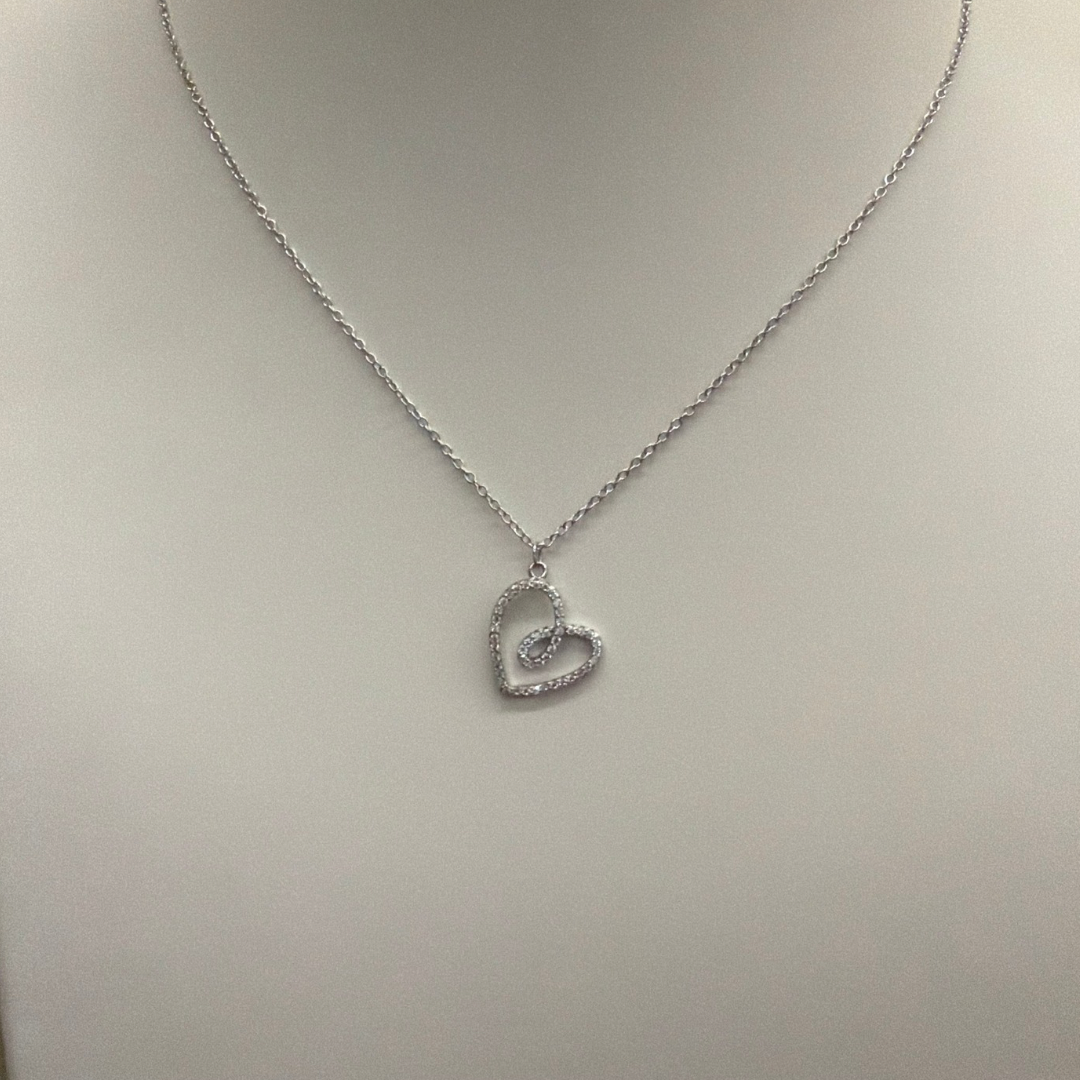 COLLANA CUORE DEVA BIANCA