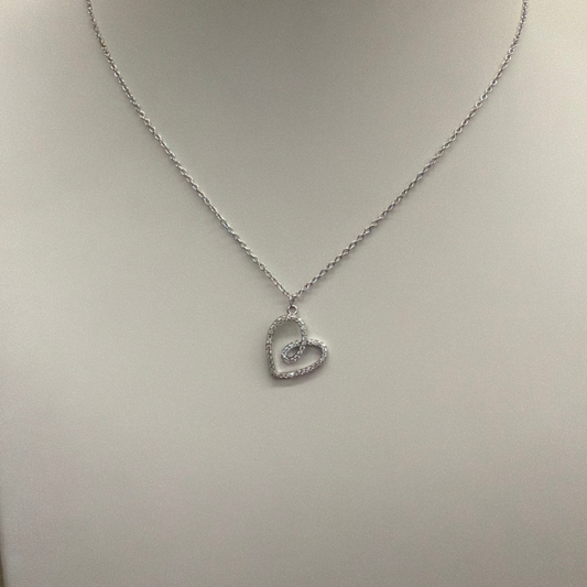 COLLANA CUORE DEVA BIANCA