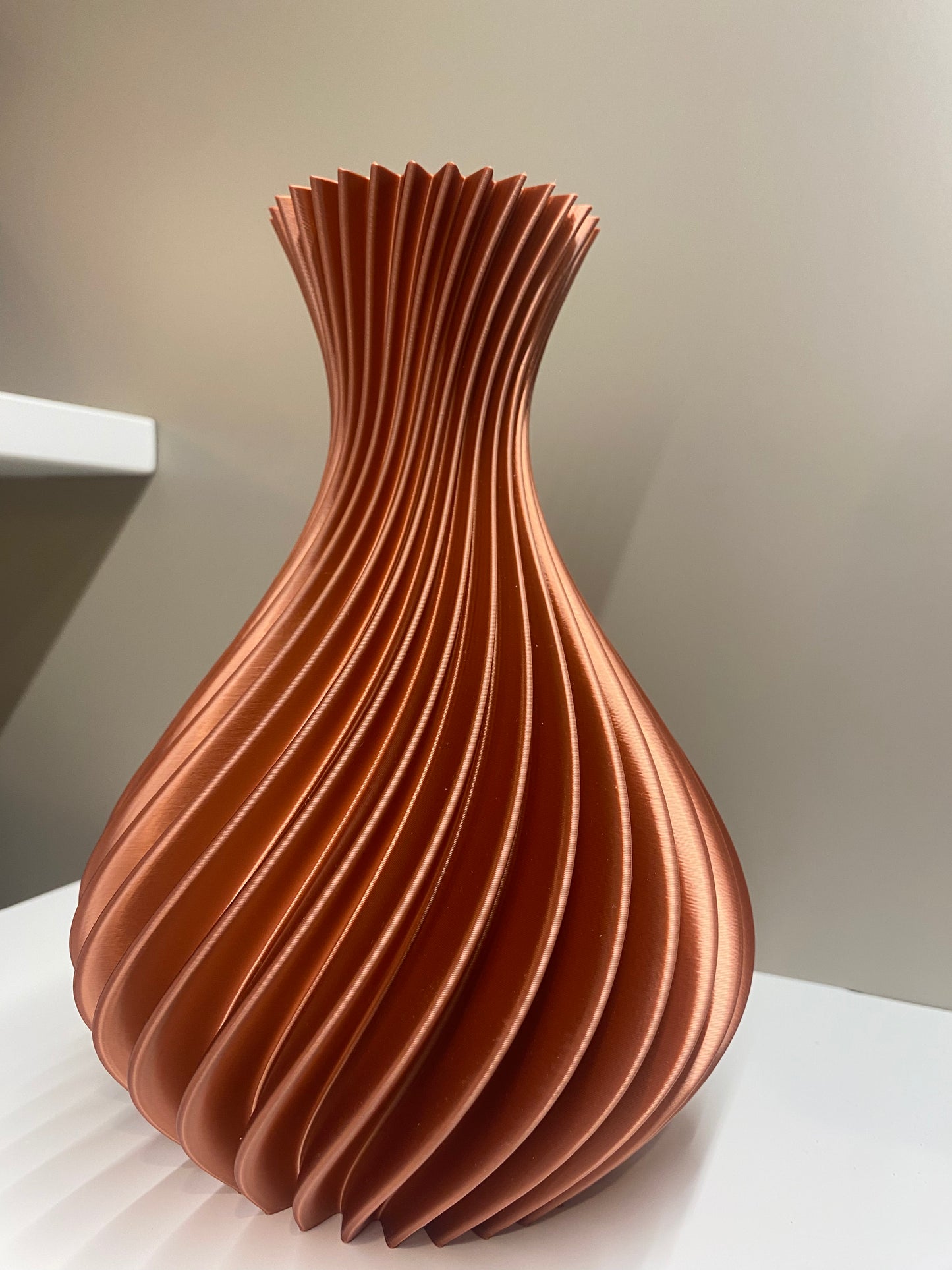 VASO SPIRALE BRONZO PICCOLO