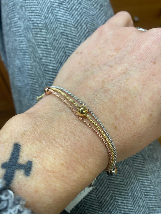 BRACCIALE TRE SFERE